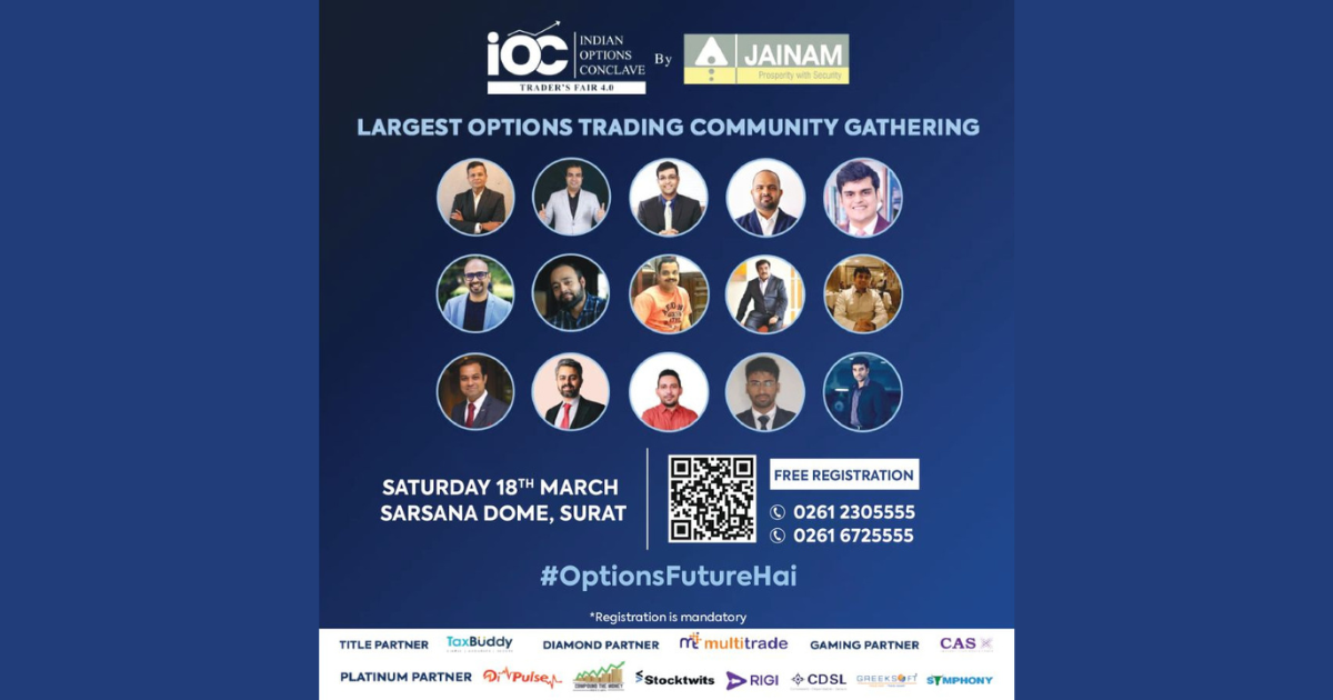 Jainam Broking Limited Unveils IOC 4.0, the Largest Options Trading Community Gathering in India